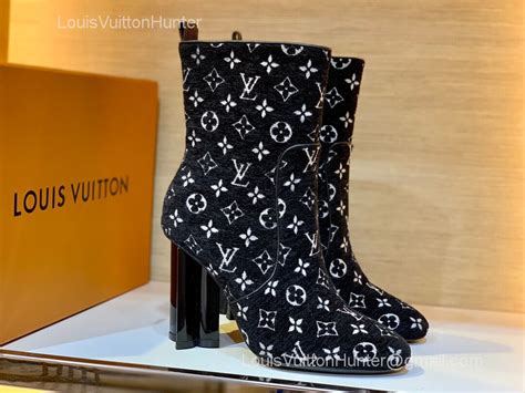 silhouette louis vuitton boots|louis vuitton monogram ankle boots.